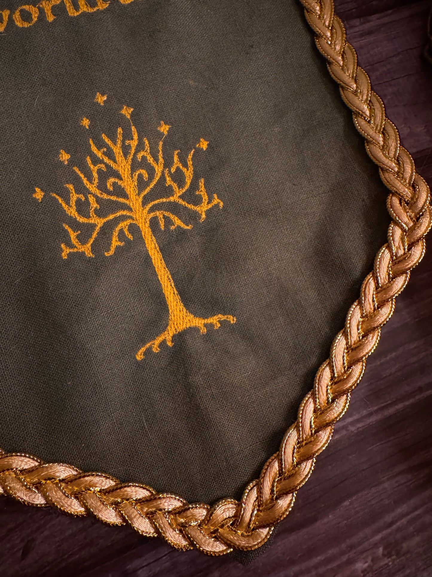 Tolkien Embroidered Banner🌿✨