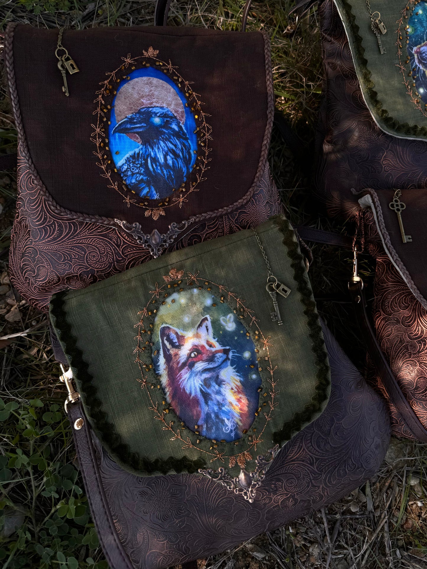TO ORDER CROW Spirit Animal Bag (Processing time 45 days)