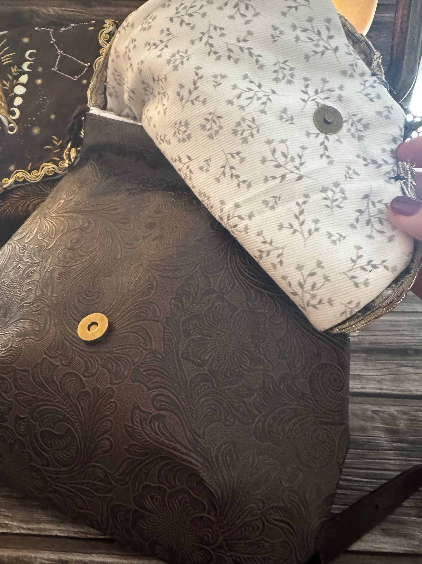 “Star Owl” handmade bag