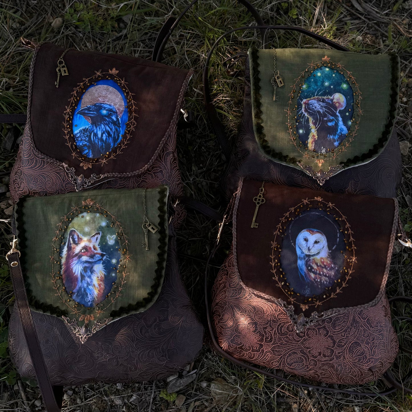 TO ORDER: Barn Owl Spirit Animal Bag (Processing time 20 days)