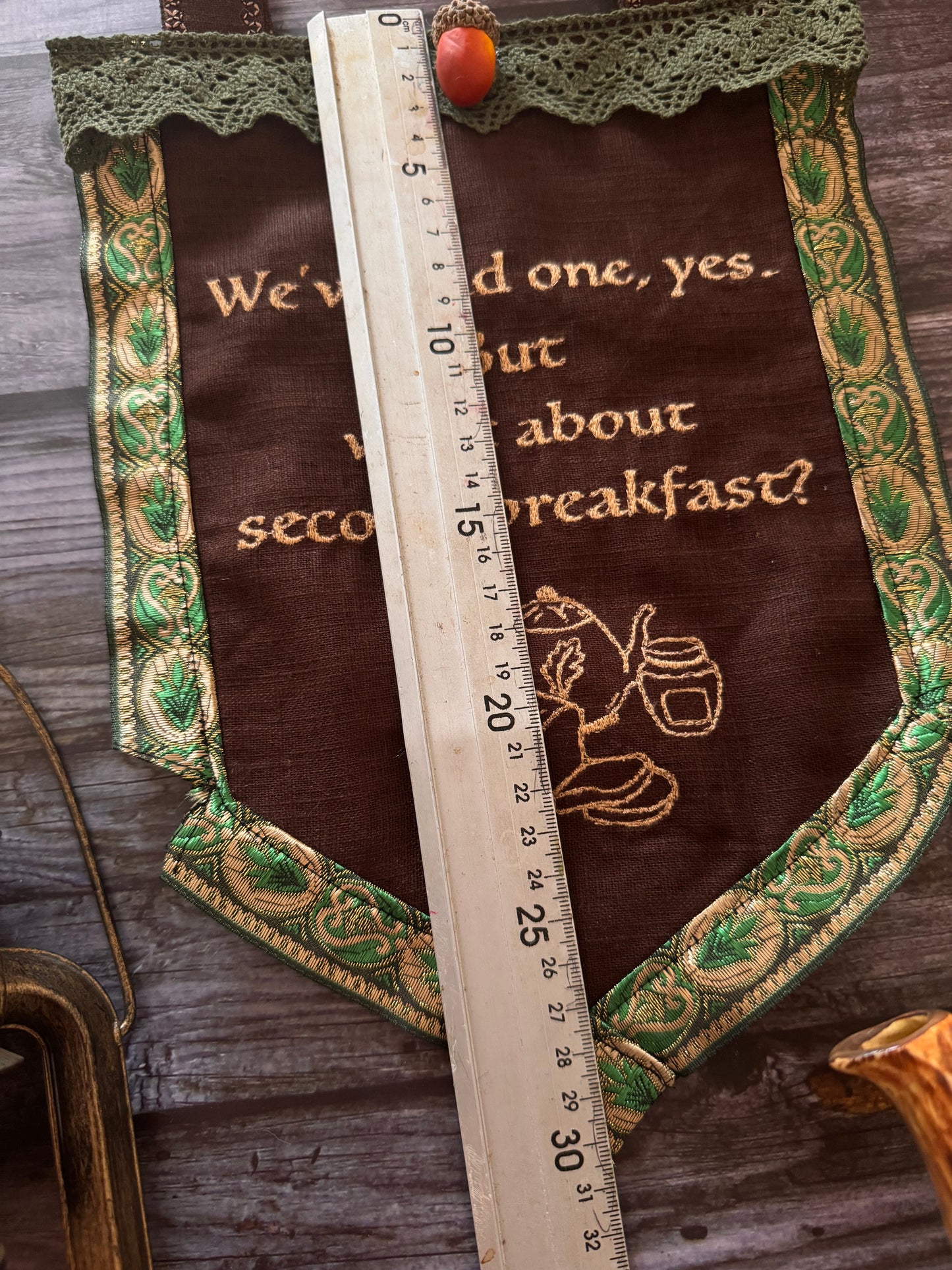 NO BRANCH ✨Free Shipping✨ Second Breakfast Tolkien Banner